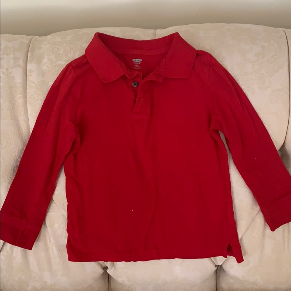 Boys long sleeve polo shirt